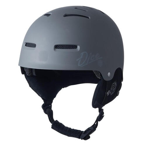 DICE(ダイス) ヘルメット D5 P1 MGRY マットグレイ フリーライド スキー スノーボード 大人用 Lサイズ(58-62cm)