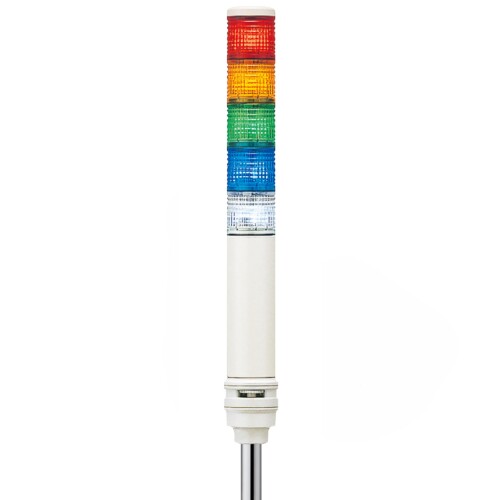 シュナイダーエレクトリック (Schneider Electric) 積層式LED見せびらかす灯 [ファイ]40 LOUTつづき物 (点滅 呼びりん付き添い人） 極点 AC/DC24V 5段 赤 黄 緑 青 白 ARRLOUTWB-24-5