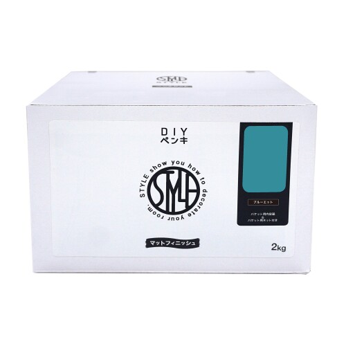 ニッペ えの具 えの具 STYLE DIYえの具 2kg ブルーエット 水溶性 つやなし 屋内 日本製 4976124885389