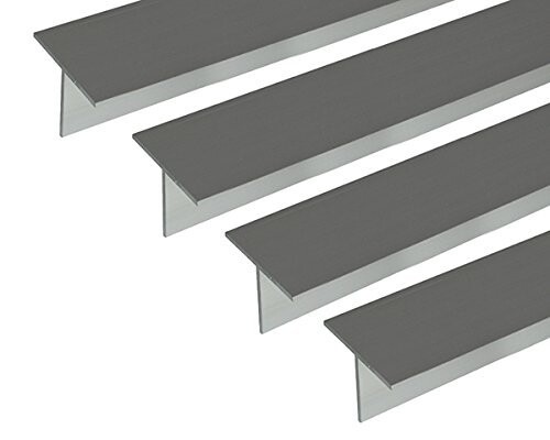 安田 アルミT型 1m 2.0x40x30mm シルバー 4本組