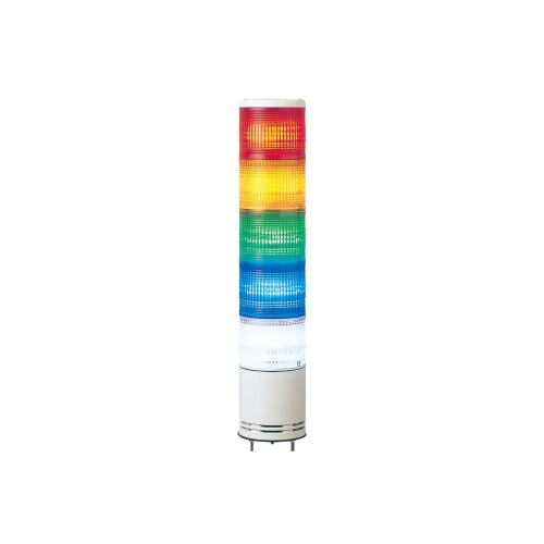 シュナイダーエレクトリック (Schneider Electric) 積層式LED見せびらかす灯 [ファイ]100 UTLつづき物(呼びりん付き添い人) AC200V 5段 赤 黄 緑 青 白 ARRUTLB-200-5