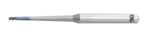 オーエスジー WXSコート3枚刃超硬ペンシルネックボールエンドミル 外径2.5mm 全長80mm 刃長3.8mm シャンク径6mm PHX-PC-DBT R1.25&times;1&deg;&times;40(3094052)｜マニッシュボーイ