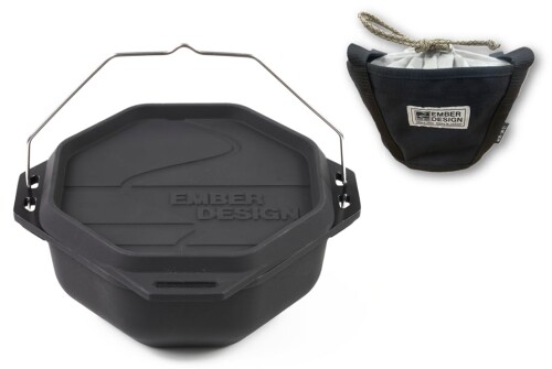 EMBER DESIGN(エンバーデザイン) ACO DUTCH OVEN（ブラックケース付き）アルミ製ダッチオーブン セラミックコーティング仕様