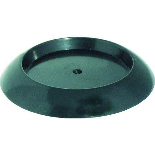 TRUSCO(トラスコ) キャスター用受け皿 60MM 黒 12個入 TUK600-BK-12 x 10 袋