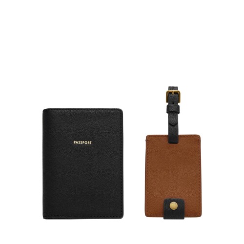 Fossil レディース SOFIA ポリウレタン 渡航免状＆ラゲッジタグセット、SWL2824001