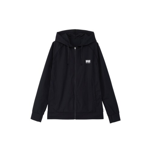 (ヘリーハンセン) 混雑時かばい立て L/S Full-zip Hoodie Rashguard メンズ 黒いこと