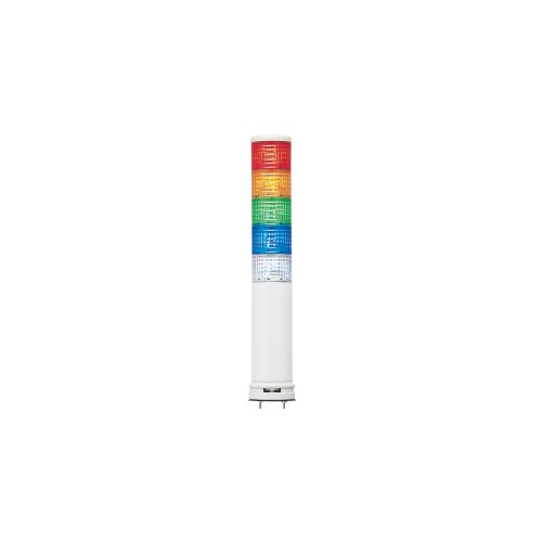 シュナイダーエレクトリック (Schneider Electric) 積層式LED見せびらかす灯 [ファイ]60 LEUGつづき物(点滅 呼びりん付き添い人) 直付 AC100V 5段 赤 黄 緑 青 白 ARRLEUGWB-100-5