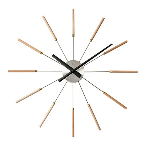 エルコミューン 飾りもの時辰儀 Radiant clock stick 自然的 NXT-J013