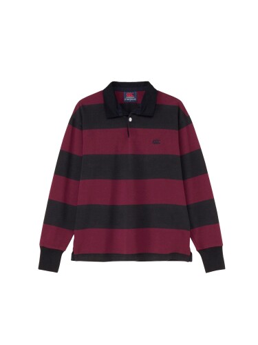 (カンタベリー) ラガーシャツ 4INCH STRIPE RUGBY JERSEY チャコールグレー XS 12,609円