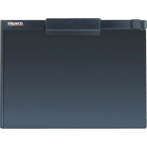 トラスコ中山(TRUSCO) ペンホルダー付クリップボード(マグネット付) 黒 A4横 318×235mm 10枚TCBMA4SBK
