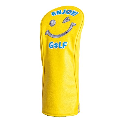 WINWIN STYLE ウィンウィンスタイル ENJOY GOLF ヘッドカバー ドライバー用 (HC-419（YW）)