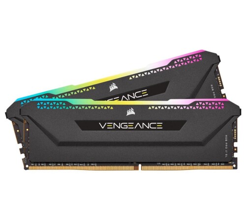 CORSAIR VENGEANCE RGB PRO SL DDR4 記憶装置 16GB（8GB×2）最大限度3600MHz相応う AMD EXPO \u0026 Intel XMP相応う CL18 事務机とっ始めパソコン用 黒いこと CMH16GX4M2Z3600C18