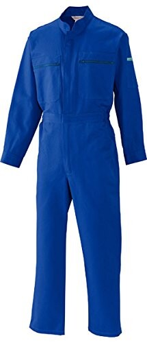 日の丸衣料繊維 続服 綿100% 青碧 3L大きさ