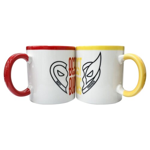 (インロック) マーベル ペアマグカップ デッドプール&ウルヴァリン画像