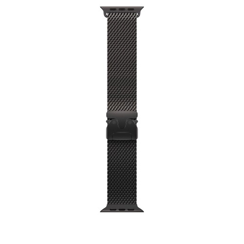Apple Watch Band - ミラネーゼループ - （49粍）容れもの用 - 黒いこと - M
