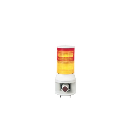 シュナイダーエレクトリック (Schneider Electric) 積層式LED見せびらかす灯 [ファイ]140 GTLつづき物（唐人笛金棒引き型陰電子音） DC24V 2段 赤 黄 ARRGTLAM-24-2