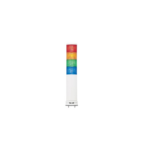 シュナイダーエレクトリック (Schneider Electric) 積層式LED見せびらかす灯 [ファイ]60 LEUGつづき物(点滅 呼びりん付き添い人) 直付 AC100V 4段 赤 黄 緑 青 ARRLEUGWB-100-4