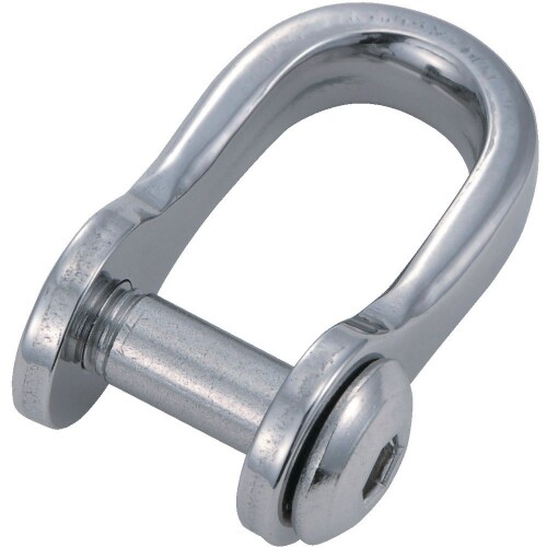 TRUSCO(トラスコ) 沈み半丸シャックル ステンレス製 5mm 2個入 TSHS-5 × 20