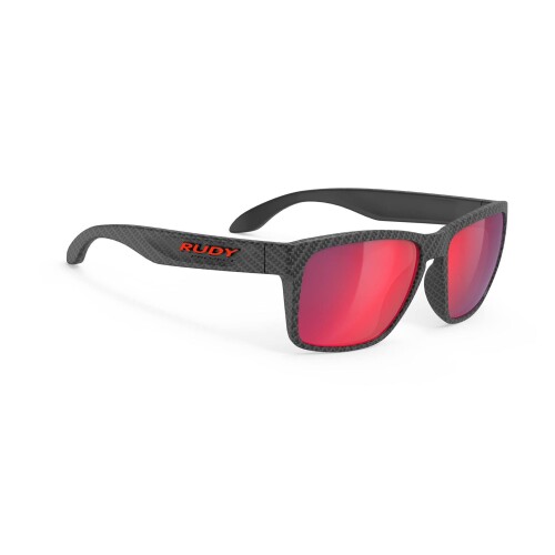 ルディプロジェクト(RUDYPROJECT) 運動競技黒眼鏡 SPINHAWK 回転運動フォーク カーボ ンフレーム マルチ レーザ 赤いこと 水晶体 SP313819-0000