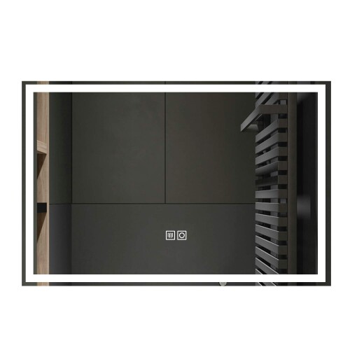 Beautimira 鏡鑑 鏡 LED 飾りつけ 洗面鏡 洗面台 点火装置付き添い人 角型 40*60コマーシャル