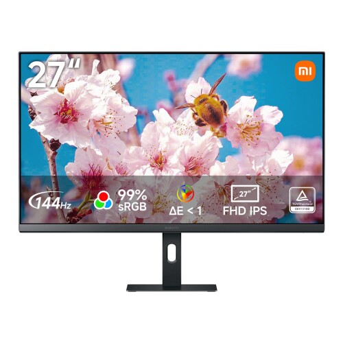 シャオミ Xiaomi モニターA27i ディスプレイ 27インチ フルHD 1920x1080 144Hz 1670万色 sRGB99% 300nitsの高輝度 T?V低ブルーライト アイケア IPSパネル 角度調節 VESAマウント HDMI2.0x1 DP1.4x1 DCINx1 2026 新モ｜マニッシュボーイ