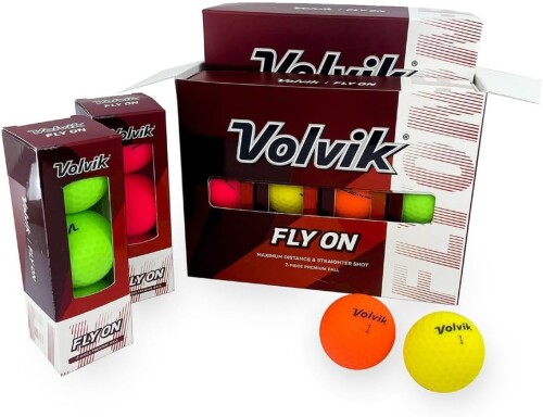 Volvik ボルビック フライオン ゴルフどんぶり鉢 つや消し完成 2天下太平社会システム 24球 マルチ色つや（オレンジ色・緑であること・黄色・赤いこと）
