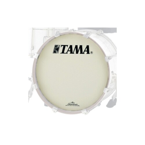 TAMA CT22BMOT バスドラム用フロントヘッド/コーテッドヘッド(22インチ)(TAMA+Starclassic黒ロゴ)\