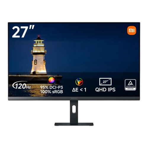 シャオミ Xiaomi 管するA27Qi 2026 見せびらかす 27in 盛りだくさん固定ディスク 2K QHD画質 2560x1440 120サイクル 100%広色域 300nitsの高明快さ DCI-P3 95% 8ビット DC減光低青色ともし火 アイケア IPSダイアログボックス VESAマウント 2026 新