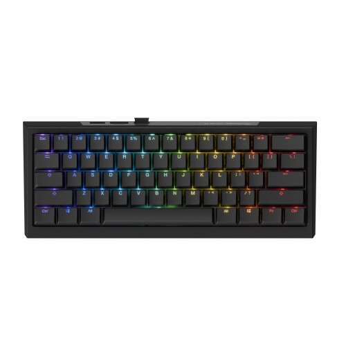Ducky One X Mini 60% 無線電話ゲーミングキーボード 黒いこと ラピッド銃の引き金積み上げる パウダーコンパクト 61手当たり US申し合わせ さそい出す式取り替えっこ召しかかえる DKON2461AST3-DAUSPDOECL1AS4 KB0928