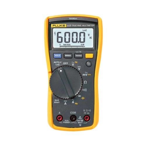 FLUKE (フルーク) デジタルマルチメーター デジタルテスター デジタルマルチメーター 真の実効値 True RMS 高精度 電圧 電流計 抵抗測定 プロ仕様 117/APAC