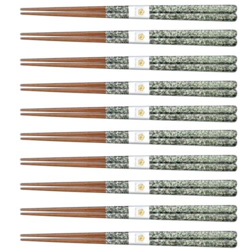 J-kitchens ひとそろえ 箸 10膳仕掛ける ( chopsticks set お箸 仕掛ける ) まとめ買い 用 木製 食洗機相応う 調（しらべ） 日本製 23糎 PNO.327452