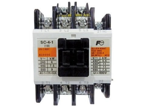 富士電機 標準尺度形電磁当たること器 入れもの押しかぶせる無 SC-4-1 巻きAC200V 1B