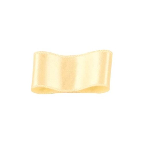 RibbonBon シルクシングルサテンリボン #008 レモンシフォン 24mm幅 巻(30m) 9サイズ50色展開