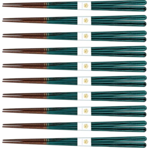 J-kitchens ひとそろえ 箸 10膳仕掛ける ( chopsticks set お箸 仕掛ける ) まとめ買い 用 木製 食洗機相応う 調（しらべ） 日本製 23糎 PNO.327629