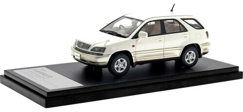 Hi Story 1/43 トヨタ ハリアー 3.0 FOUR G Package (1997) ホワイトパールマイカ 遣っ付ける品