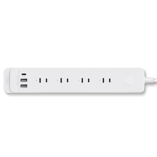 TP-Link Tapo かっこ良いWi-Fiワット数水道栓 USB-C x1 USB-A x2 かっこ良い差し込み x4 Tapo P300/A