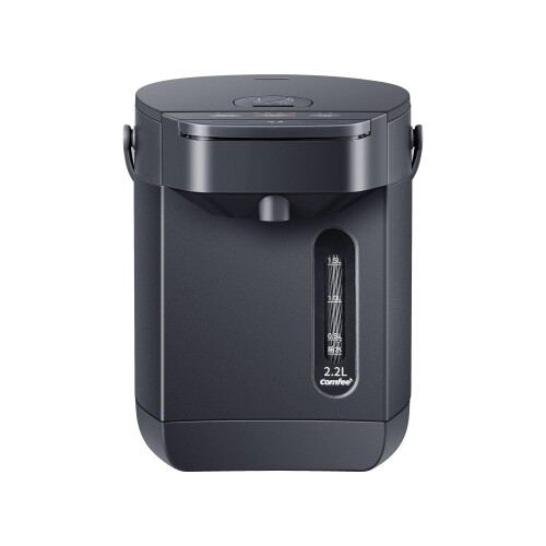 COMFEE\u0027 明かりポット 電動お湯ポット 2.2L パソコン 保温体温合わせる 安全性のある鍵を掛ける 湯量選りわける 役立つこと 省エネ インディゴグレー
