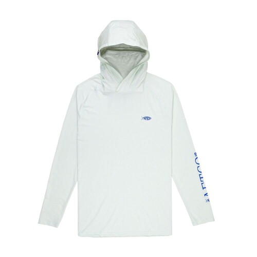 アフコ(Aftco) ユウレイ Air-O メッシュ ボンネット付き添い人 LS 動作 プルオーバー べーパー L大きさ (Yurei Air-O Mesh Hooded LS Performance Shirt Vapor M) M63140