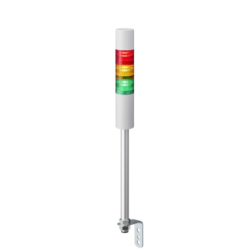 パトライト（PATLITE）積層交通信号灯 信号･円柱 ローカルエリアネットワーク相応う LR5-302LEBW-RYG Φ50 DC24V 3段 呼びりん有 極点初っ切り･L一角 Ethernet取り締まる