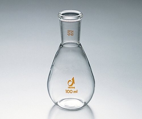 クライミング TS茄型大型はしけ瓶 澄み切った摺合 50mL 15/25 61-0030-04/CL0098-01-11