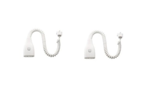 パナソニック リーラーコンセントプラグ アース付 接地2P15A125V抜け止め・2コ用 ホワイト 2個 DH26771W2|マニッシュボーイ