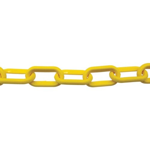TRUSCO(トラスコ) プラチェーン 黄色 8MMX6M TPCB8-6Y × 5本