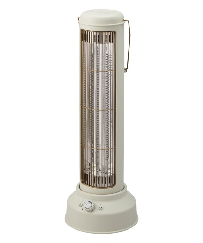 BRUNO 青色ノ 炭素暖房器 明かり暖房器 円柱型 か細い 無座標軸合わせる 500W～1000W 首商い口 強さうつり変わり 静音 速暖 タイマー 自動小銃オフ 傾倒オフ 安全性のある腹積もり NostalStovewide グレージュ BOE077-GRG