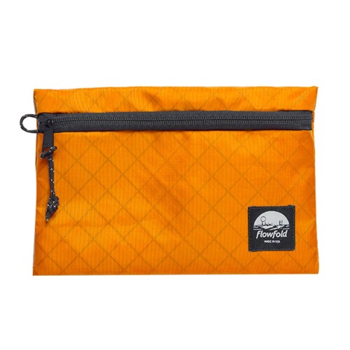 (フローフォールド) 化粧バッグ VOYAGER ZIPPER POUCH_MEDIUM Bright Orange