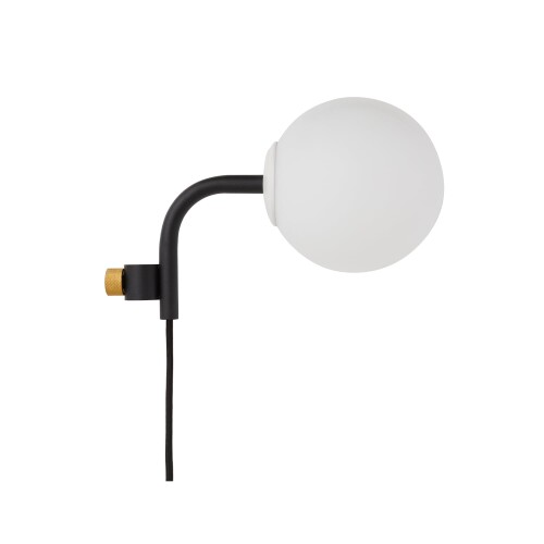 DRAW A LINE 024 Ball Lamp ブラック 縦取付・横取付 D-BA-BK｜マニッシュボーイ