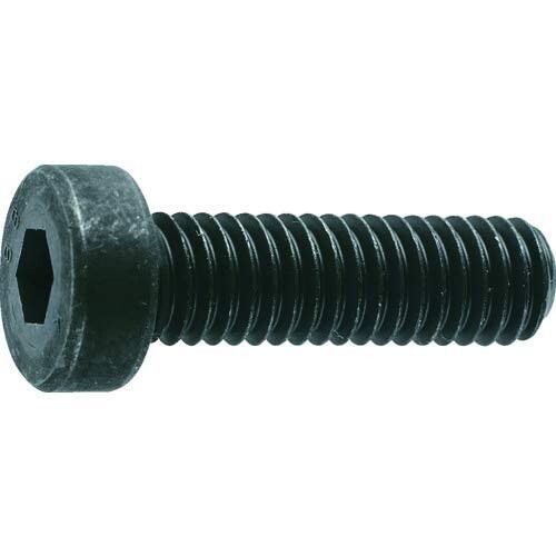 TRUSCO(トラスコ) 御辞儀六角穴付雄捩子 黒染め全螺子釘 M3×6 25本入 B081-0306 × 10PK