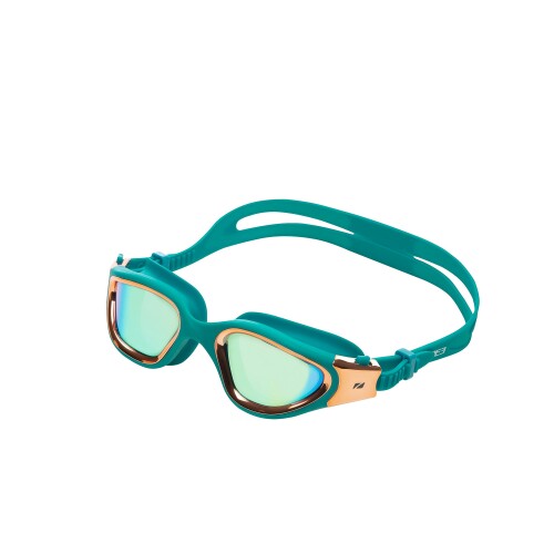 (領域スリー) スイムゴーグル 成年者用 トライアスロン 水泳ぎ 曇り止め 偏光水晶体 Vapour Swim Goggles - (Polarized) - Polarized Teal/Copper