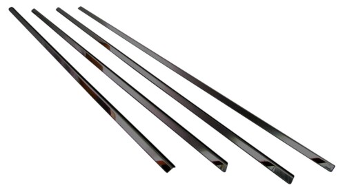 BRIGHTZ ハイラックスサーフ 210系 超鏡面ブラックメッキステンレスウィンドウモール 4PC 4892｜マニッシュボーイ