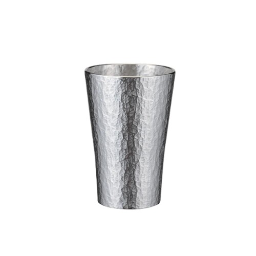 言い慣わし芸術品 大阪浪華錫器 タンプラー六花（小）錫製 150ml