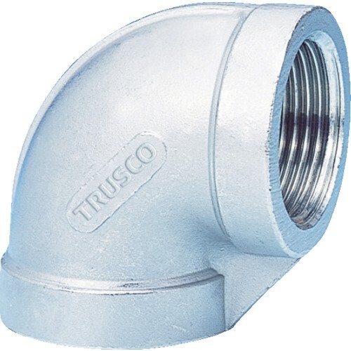 TRUSCO(トラスコ) ねじ込み管継手 SUS 90°エルボ 15A TLL15A × 50個